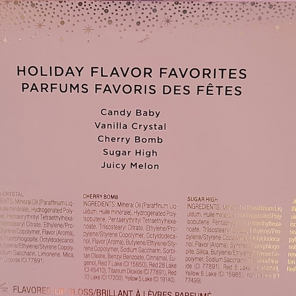 Victoria's secret NWT, 5 piece delicious flavor lip gloss holiday gift s… - Picture 6 of 7